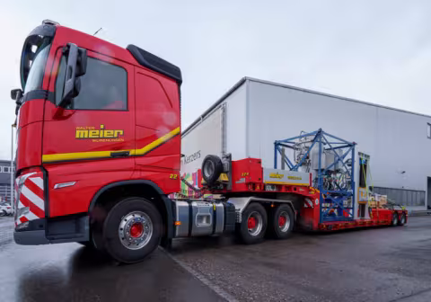 Generator transport from Kerzers